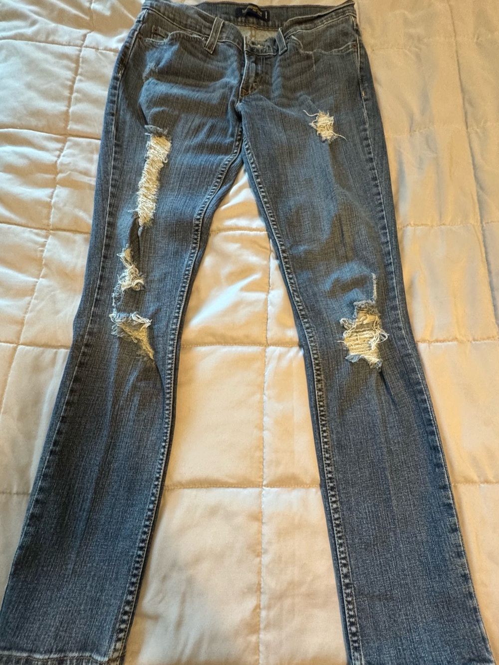 Levi's Women's Ripped Skinny Blue Jeans
